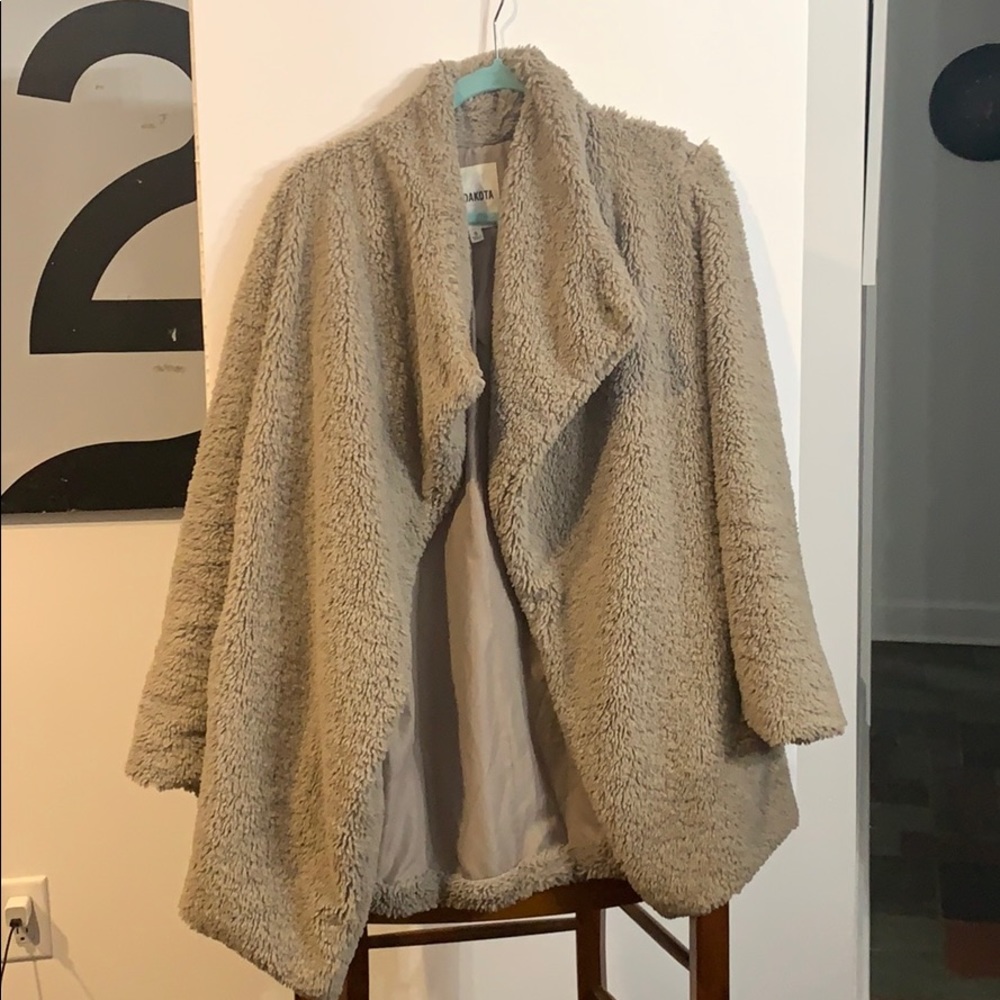 Fluffy coat